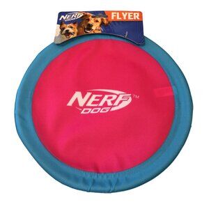 NERF Dog Aqua Pink 11" Flyer Dog Toy
